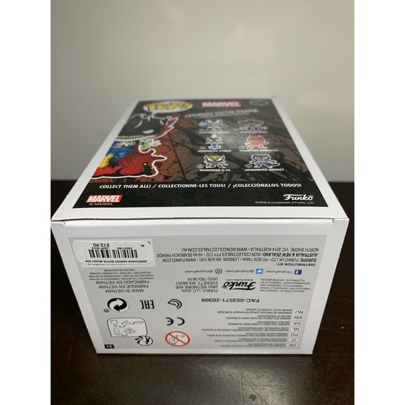 Funko POP! Marvel Venomized Doctor Strange GLOW Boxed Lunch Exclusive - Picture 6 of 6